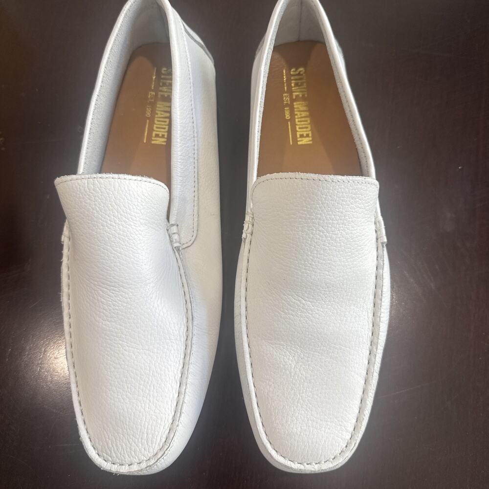 steve madden mens shoes White 13 0012